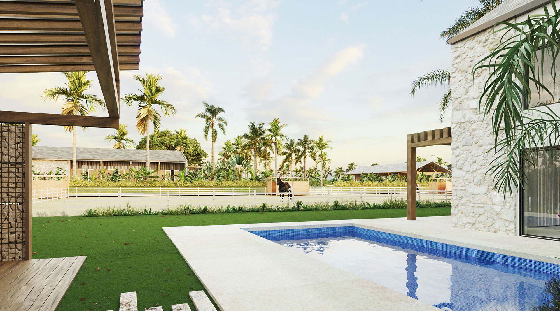 Villa Punta Cana piscina