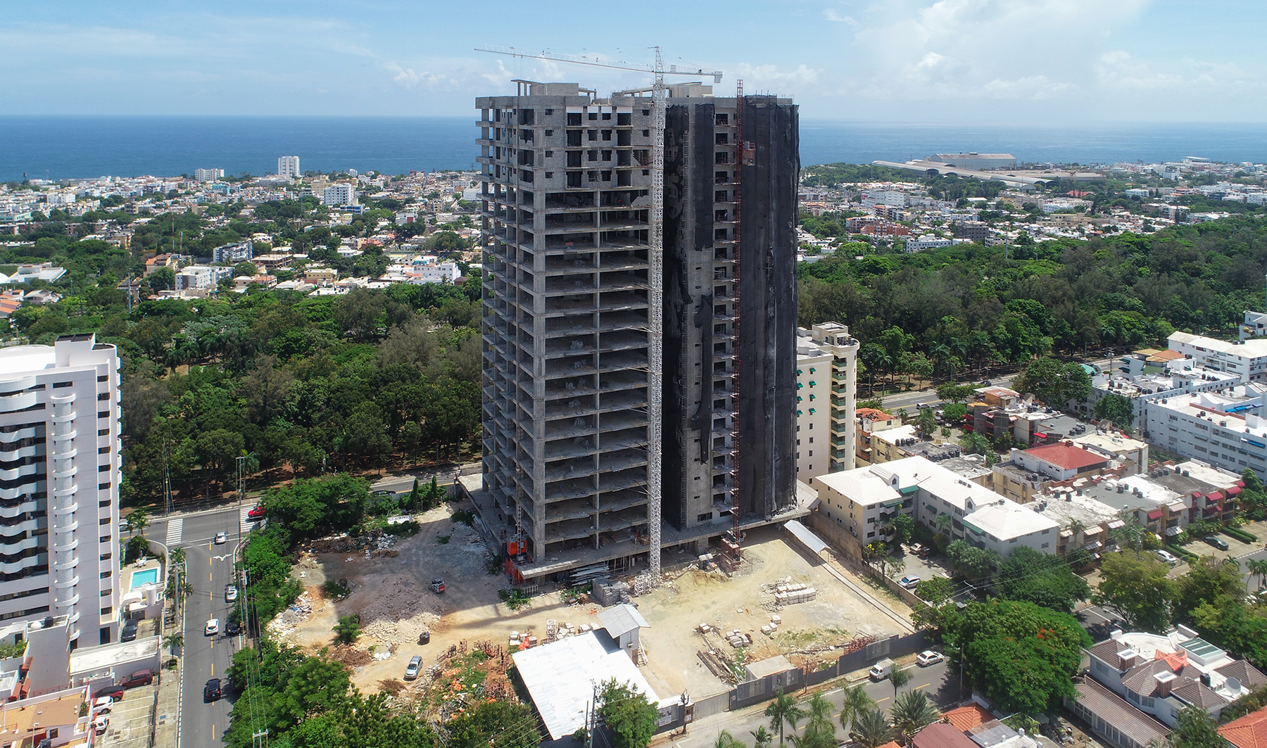 Twin Towers Santo Domingo Construcción