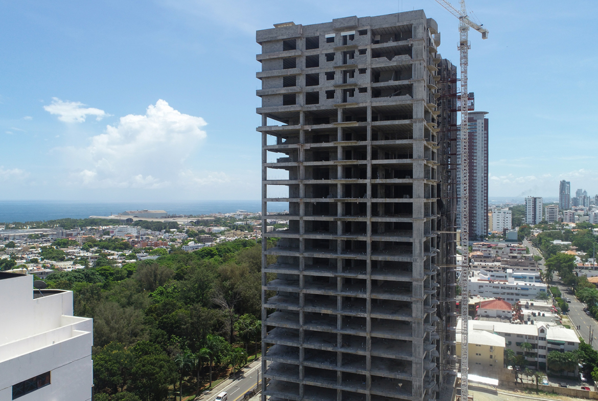 Twin Towers Santo Domingo Construcción