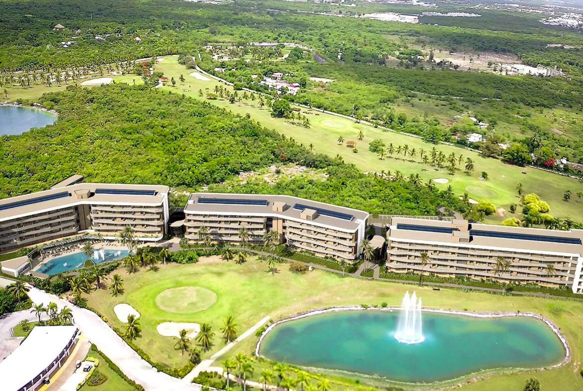 Vista aérea Palm View, Bávaro Punta Cana