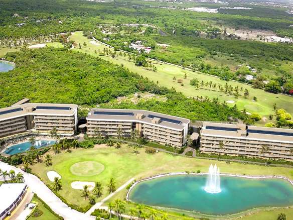Vista aérea Palm View, Bávaro Punta Cana