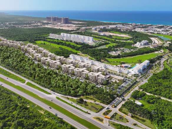 Vista aérea de la Residencia Poseidonia, Cana Bay, Punta Cana