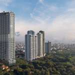 Vista aérea de la Torre Sky Tower Anacaona, Santo Domingo